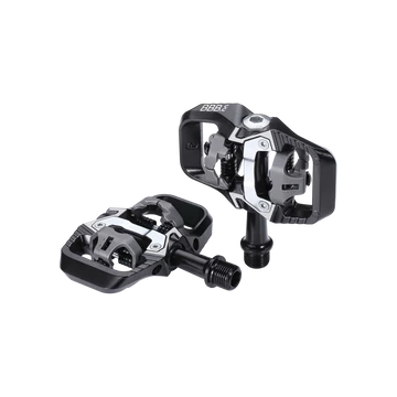 BBB Cycling kerékpáros patent pedál BPD-71 TrailMount, SPD kompatibilis, ipari csapágyazás, extra megerősítés, matt fekete PEDÁL