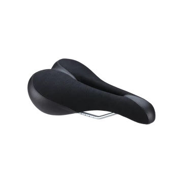 BBB Cycling kerékpáros nyereg BSD-12 MultiDensity, férfi, laza kerékpározási testtartáshoz, 170mm széles, fekete NYEREG