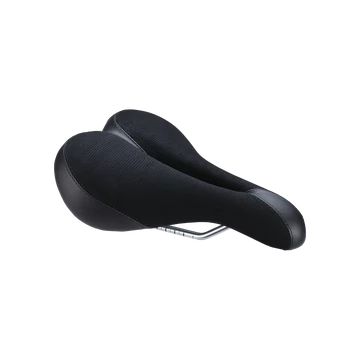 BBB Cycling kerékpáros nyereg BSD-13 MultiDensity, női, laza kerékpározási testtartáshoz, 170mm széles, fekete NYEREG