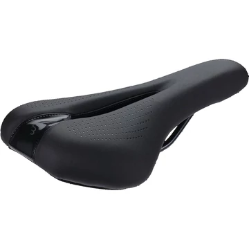 BBB Cycling kerékpáros nyereg BSD-137 SportComfort 2.0, unisex, sportos kerékpározási testtartáshoz, 165mm széles, fekete NYEREG
