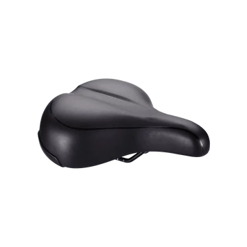 BBB Cycling kerékpáros nyereg BSD-94 Meander Upright, unisex, kiegyenesedett kerékpározási testtartáshoz, 225mm széles, fekete NYEREG