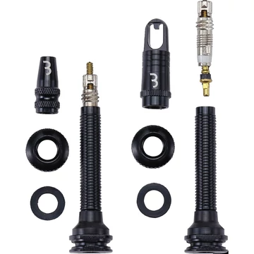 BBB Cycling kerékpáros tubeless szelep BTI-160 Al Valve, alu, kivehető maggal, 2 db, 40 mm ALKATRÉSZ