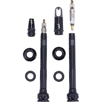 BBB Cycling kerékpáros tubeless szelep BTI-160 Al Valve, alu, kivehető maggal, 2 db, 60 mm ALKATRÉSZ