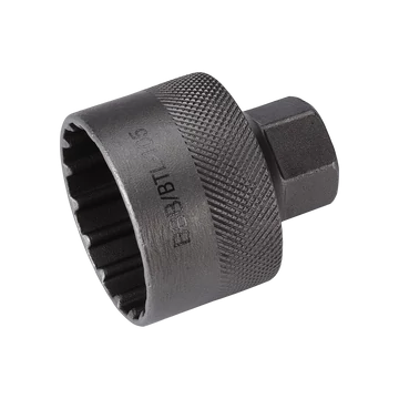 BBB Cycling kerékpáros szerszám - középrész leszedő BTL-105 BracketPlug, 24mm-es villáskulcs kell hozzá, 16 fog, 44 mm-es Shimano külső átmérőjű csészékkel kompatibilis SZERSZÁM