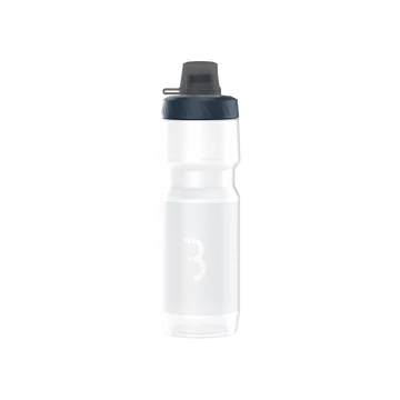 BBB Cycling kerékpáros kulacs BWB-16 AutoTank Mudcap XL, 750ml, auto szeleppel, kupakkal, BPA mentes, mosogatógépben is mosható, átlátszó KULACS
