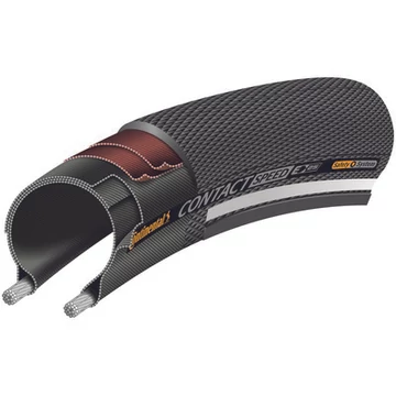 Continental kerékpáros külső gumi 37-622 Contact Speed 28x1 3/8x1 5/8 fekete/fekete, Skin KÜLSŐ GUMI