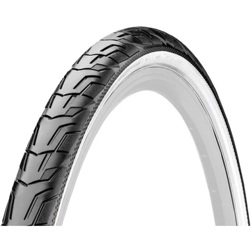 Continental kerékpáros külső gumi 42-622 Ride City 28x1,6 fekete/fehér, reflektoros KÜLSŐ GUMI
