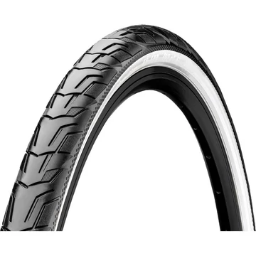 Continental kerékpáros külső gumi 47-622 Ride City 28x1,75 fekete/fehér, reflektoros KÜLSŐ GUMI