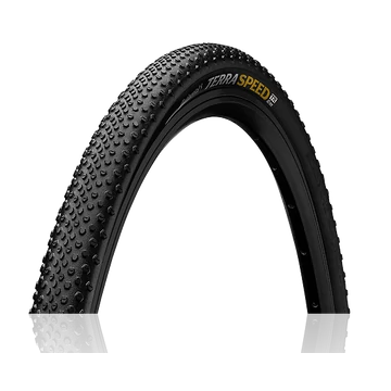 Continental gravel-cyclocross kerékpáros külső gumi 35-584 Terra Speed ProTection 27,5x2,0, hookless felni kompatibilis, tubeless ready, fekete/fekete, Skin hajtogathatós KÜLSŐ GUMI