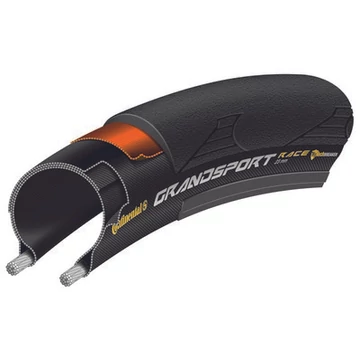 Continental országúti kerékpáros külső gumi 28-622 Grand Sport Race 700x28C fekete/fekete, Skin hajtogathatós KÜLSŐ GUMI
