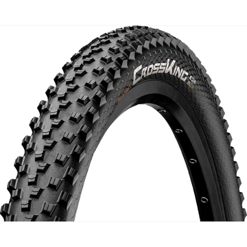 Continental MTB kerékpáros külső gumi 55-559 Cross King 26x2,2 fekete/fekete, Skin KÜLSŐ GUMI