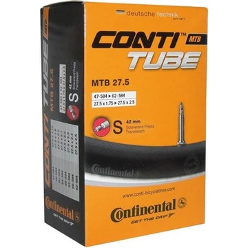 Continental kerékpáros belső gumi 57/70-584 MTB 27,5 wide B+ S42 dobozos (Egységkarton: 25 db) BELSŐ GUMI
