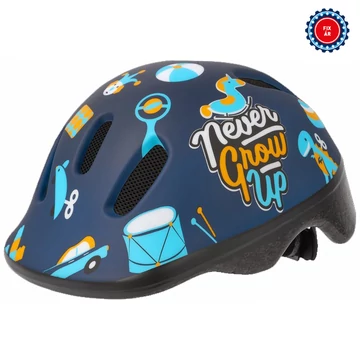 Polisport kerékpáros gyerek sisak Toys kék/mintás, XXS (44-48 cm) SISAK