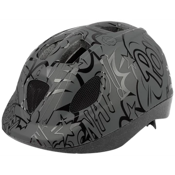 Polisport kerékpáros gyerek sisak Ballons szürke/fekete/mintás, XS (46-53 cm) SISAK