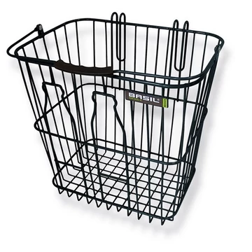 Basil hátsó kosár Bottle Basket, csomagtartóra akasztható, fekete KOSÁR