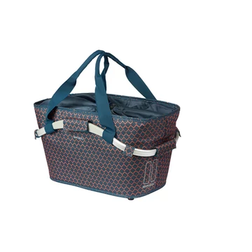 Basil hátsó kosár Flair Carry All Rear Basket, MIK 2.0 adapterrel (TBA 70173), kék KOSÁR