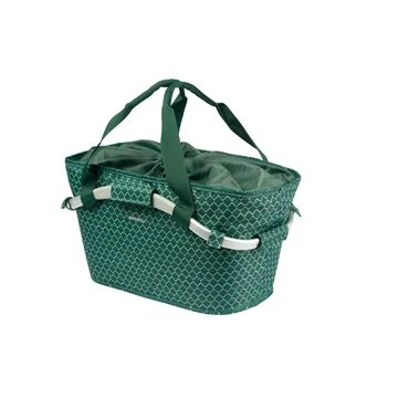 Basil hátsó kosár Flair Carry All Rear Basket, MIK 2.0 adapterrel (TBA 70173), zöld KOSÁR