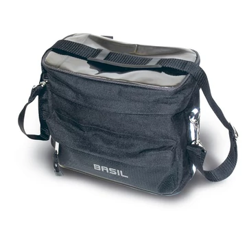 Basil kormánytáska Mali Handlebar Bag, pántos, fekete TÁSKA
