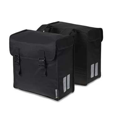 Basil dupla táska Mara 3XL Double Bag, pántos, fekete TÁSKA