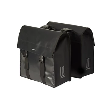 Basil dupla táska Urban Load Double Bag, Universal Bridge System, fekete TÁSKA