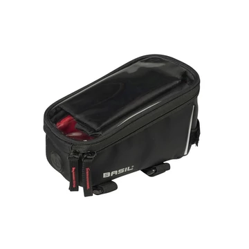Basil váztáska Sport Design Frame Bag, tépőzáras, fekete TÁSKA