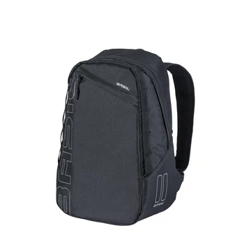 Basil egyoldalas táska és hátizsák Flex Backpack, Hook ON, fekete TÁSKA
