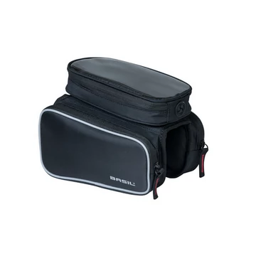 Basil váztáska Sport Design Double Frame Bag, fekete TÁSKA