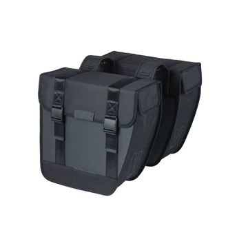 Basil dupla táska Tour Waterproof, Universal Bridge System, fekete TÁSKA