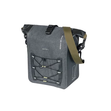 Basil egyoldalas táska Navigator Storm M, MIK Hooks, 12-15 l, fekete TÁSKA