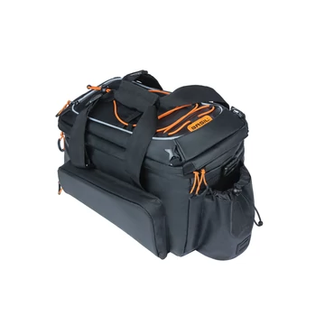 Basil csomagtartó táska Miles Tarpaulin Trunkbag XL Pro MIK 2.0 adapterrel (TBA 70173), 9-36 literes, fekete narancs TÁSKA