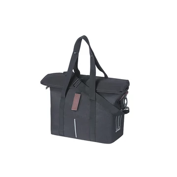 Basil egyoldalas táska City Handbag 3in1 KF-Hook ON-MIK ready, fekete TÁSKA