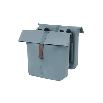 Basil dupla táska City Double Bag Vegan bőr, Universal Bridge System, grafitkék TÁSKA