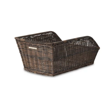 Basil hátsó kosár Cento Rattan Look, fix rögzítéssel, sötétbarna KOSÁR