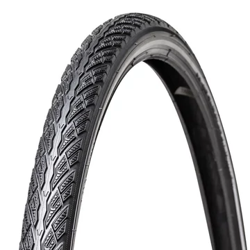 Vee Rubber kerékpáros külső gumi 42-622 28x1,60 VRB447 Comfort Plus, 3mm defektvédelemmel, reflektoros, fekete KÜLSŐ GUMI