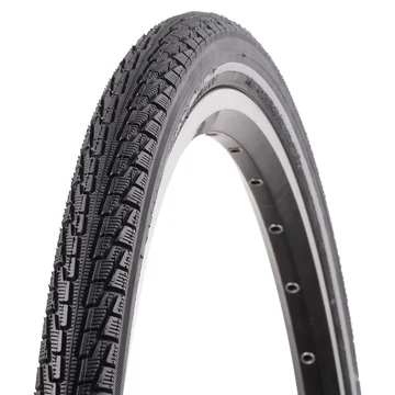 Vee Tire kerékpáros külső gumi 47-559 26x1,75 VRB349 City Cruz, Energetic Compound, B-proof Plus, 2mm defektvédelemmel, reflektoros, fekete (B34904) KÜLSŐ GUMI