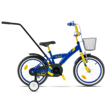 Kerékpár KANDS 16" PATROL Kék-Sárga