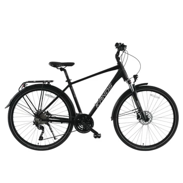 Trekking Kerékpár KANDS 28 ELITE PRO M19 DEORE Fekete