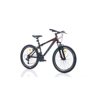 Kerékpár CORELLI FELIX 3,2 24" MTB ALU FEKETE PIROS 240234-32