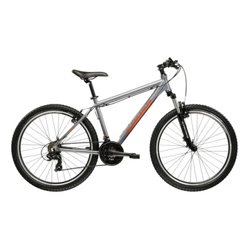 Kerékpár MTB Kross HEXAGON 1.0 26" XS Szürke-Narancs