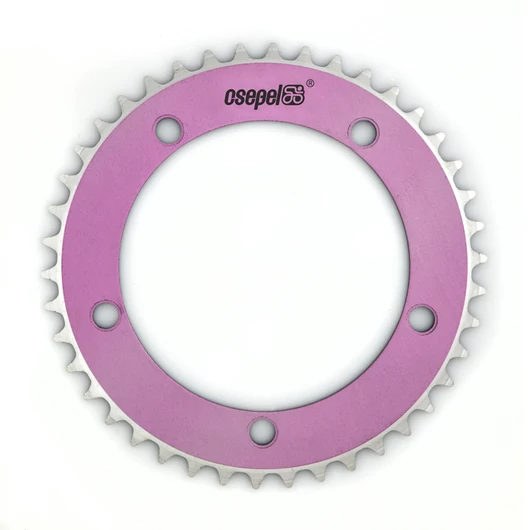 CSEPEL LÁNCTÁNYÉR 42T 1/8 ALU CSEPEL PINK HAJTÁS
