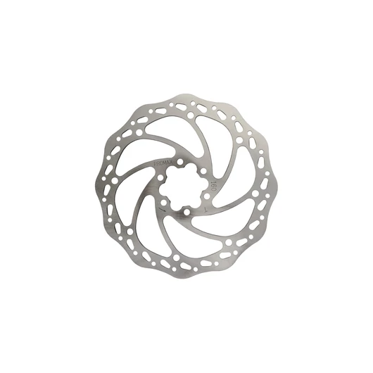 FÉKTÁRCSA 160MM PROMAX BD-160 (CSAVAROKKAL) EZÜST (BLISZTERES) FÉKKIEGÉSZÍTŐ
