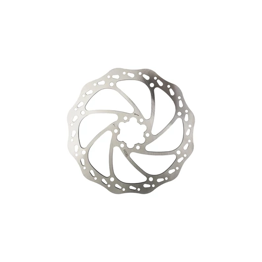 FÉKTÁRCSA 180MM PROMAX BD-180 (CSAVAROKKAL) EZÜST (BLISZTERES) FÉKKIEGÉSZÍTŐ