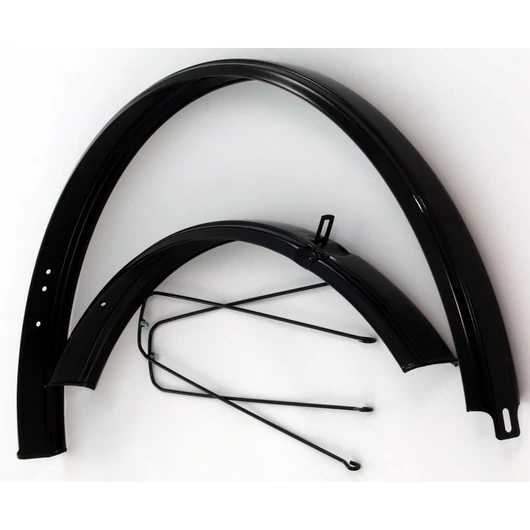 SÁRVÉDÖ E+H+PÁLCA 26" ACÉL MOUNTAIN BIKE FEKETE HAZAI SÁRVÉDŐ