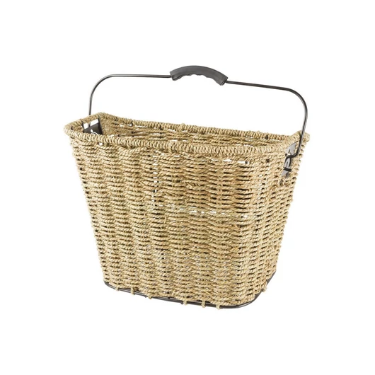 KOSÁR ELSŐ FONOTT KORMÁNYRA 35X25X26 CM + CLIP-ON M-WAVE OCEAN-F KOSÁR