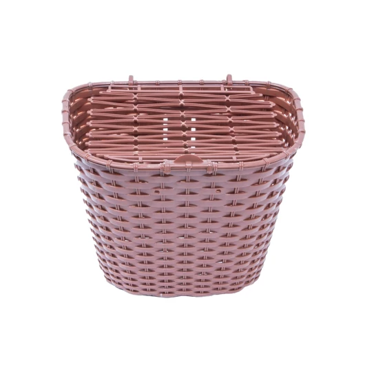 KOSÁR ELSŐ MŰANYAG FEDELES 36X29X25 CM + TARTOZÉK BARNA (30DB/DOBOZ) KOSÁR