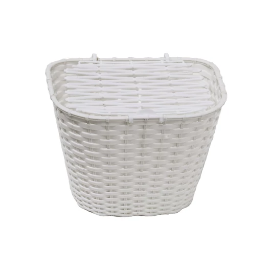KOSÁR ELSŐ MŰANYAG FEDELES 36X29X25 CM + TARTOZÉK FEHÉR (30DB/DOBOZ) KOSÁR