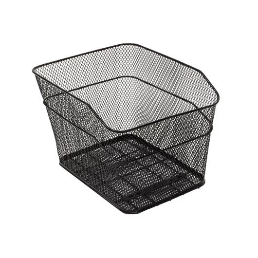 KOSÁR HÁTSÓ SŰRŰSZÖVÉSŰ MAGASÍTOTT - 39X29X24 CM + TARTOZÉK FEKETE KOSÁR