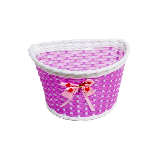KOSÁR GYERMEK MŰANYAG FONOTT MASNIVAL - 22X15X15 CM PINK KOSÁR