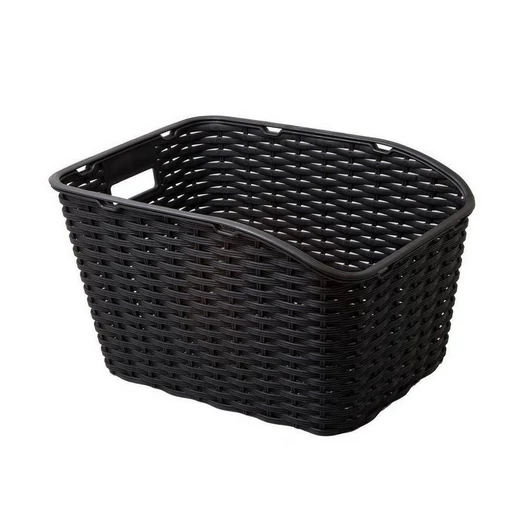 KOSÁR HÁTSÓ MŰANYAG CSOMAGTARTÓRA + TARTOZÉK FEKETE KOSÁR