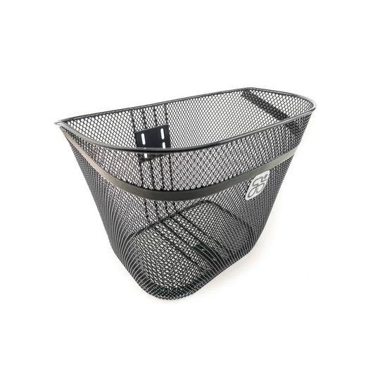 KOSÁR ELSŐ ACÉL SŰRŰSZÖVÉSŰ CSEPEL LOGÓS - 35X25X24 CM + TARTOZÉK FEKETE (20DB/DOBOZ) KOSÁR